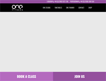 Tablet Screenshot of onefitness.org.uk